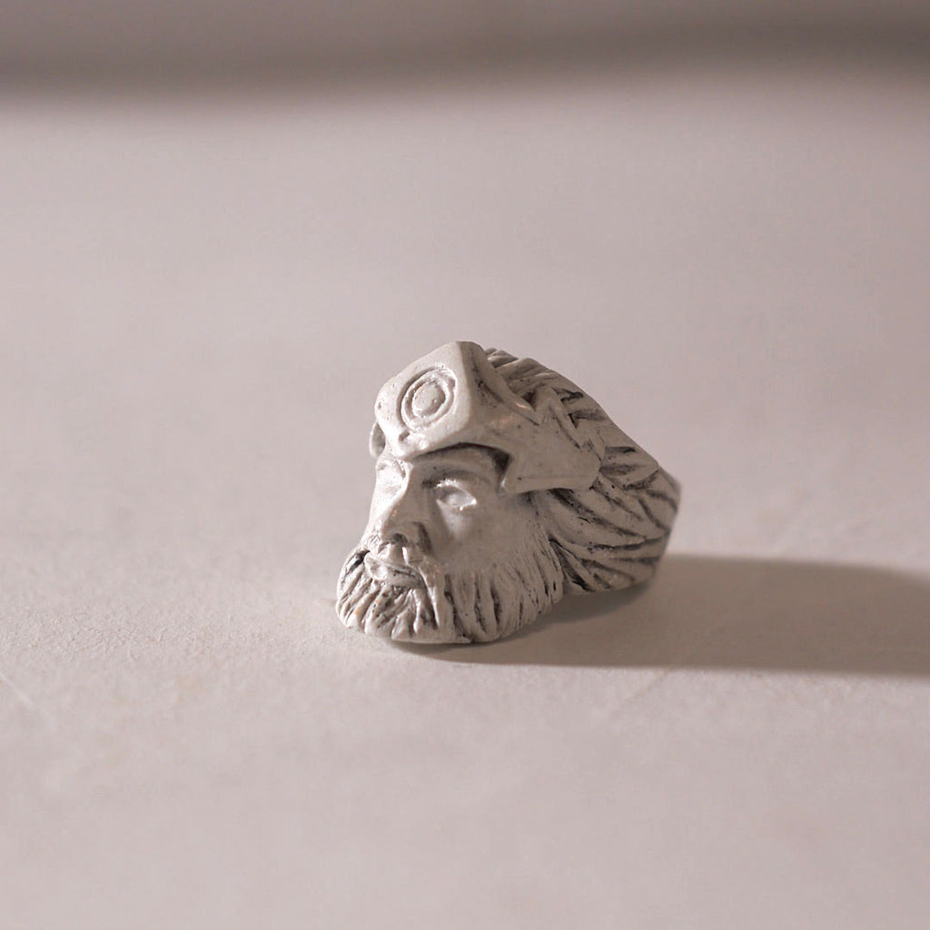 Sun god Bonded Marble Ring