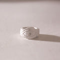 mini sculpture custom fit eye ring